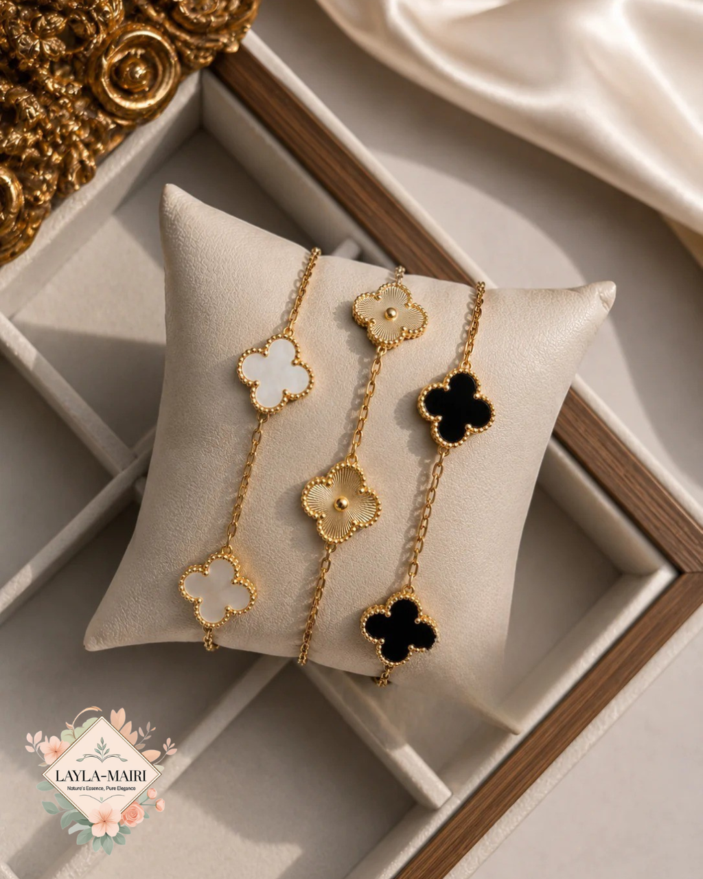 Clover Luxury Bracelet Set – 3 Piece