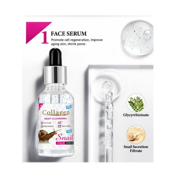 Snail Collagen Skin Care Set (5-Piece)