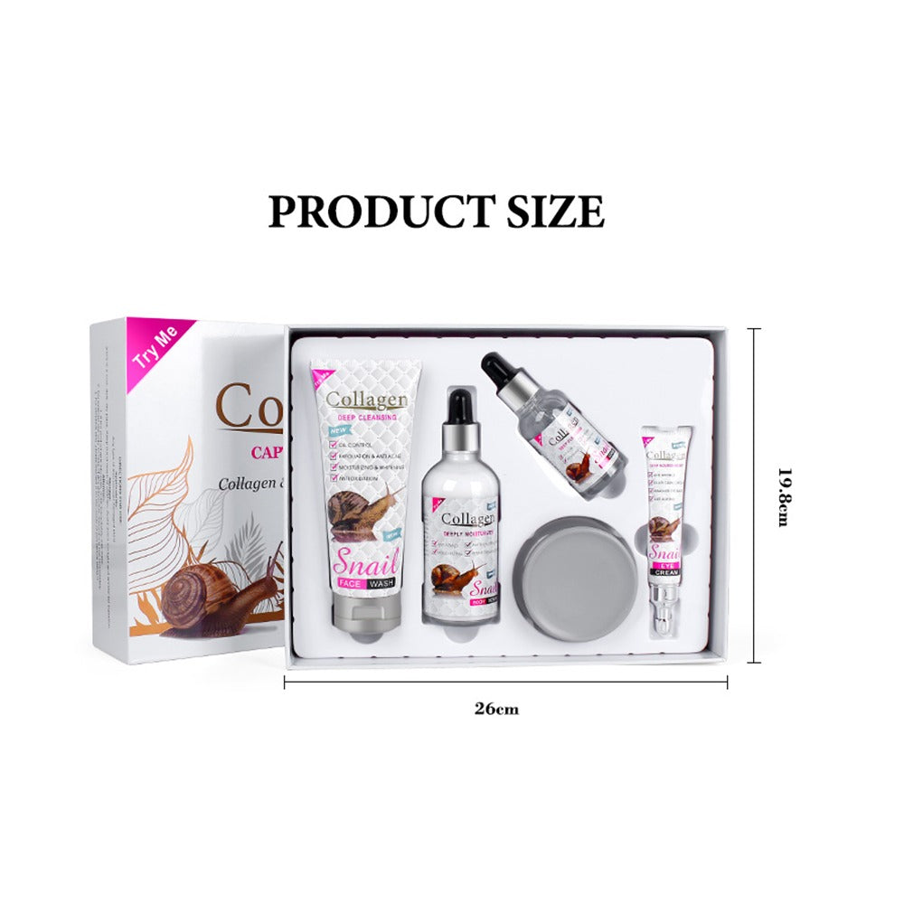 Snail Collagen Skin Care Set (5-Piece)