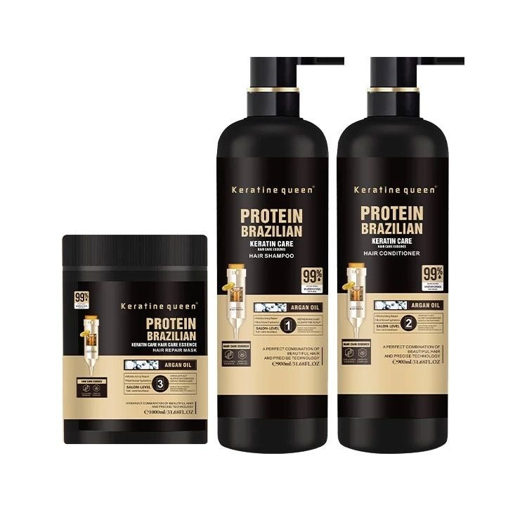 VB Protein Brazilian Keratin Hair Shampoo, Conditioner & Mask Set
