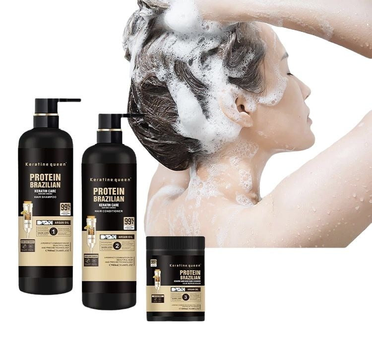 VB Protein Brazilian Keratin Hair Shampoo, Conditioner & Mask Set