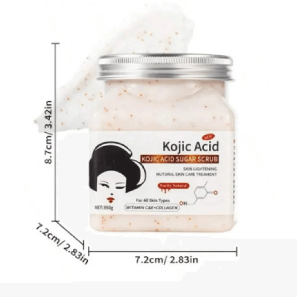 Kojic Acid Glow-Boosting Face & Body Scrub