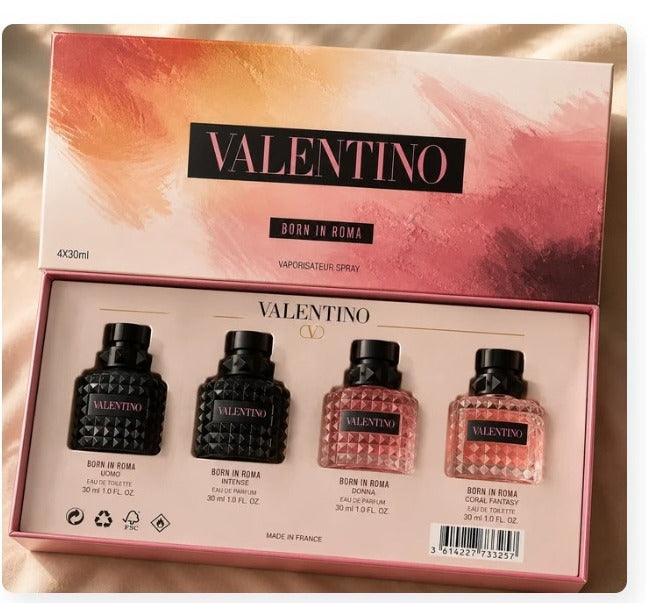 Valentino Born In Roma Uomo/Donna Set (4x30ml) (Unisex Gift Set)