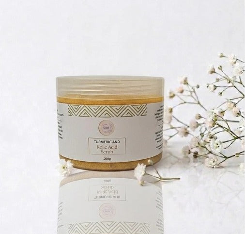 Turmeric and Kojic Acid Scrub